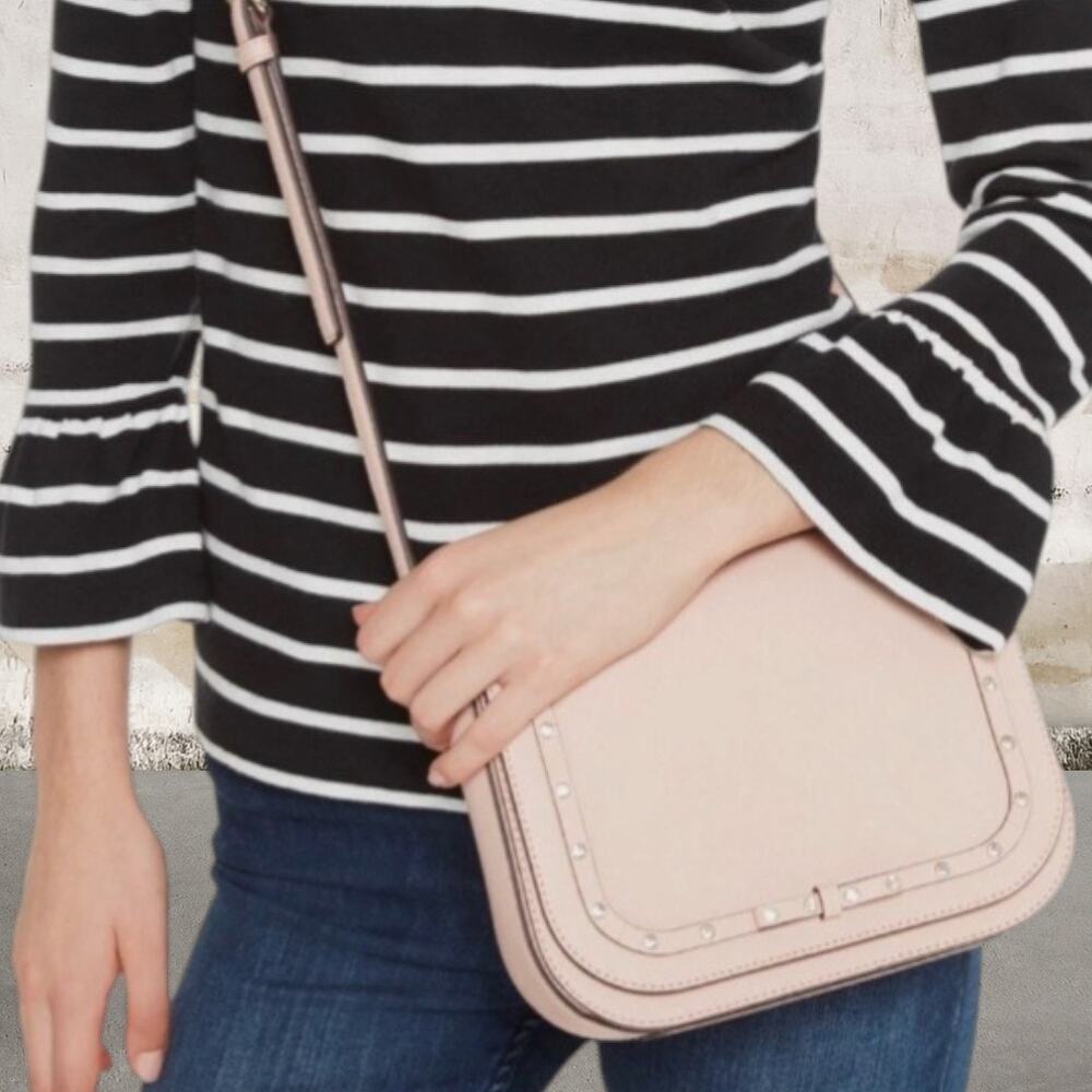 Kate Spade Laurel Way Jeweled Large Carsen Warm Vellum Crossbody - Picture 1 of 9